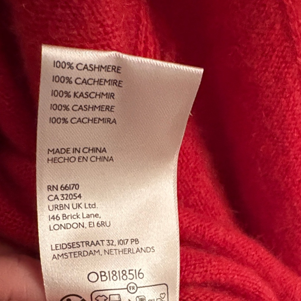 Free People 100% Cashmere Cowl neck Sweater - Picture 6 of 8